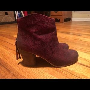 Nordstrom Bp burgundy booties
